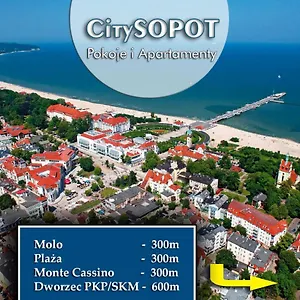Lägenhet Citysopot-centrum-dabrowskiego, Sopot